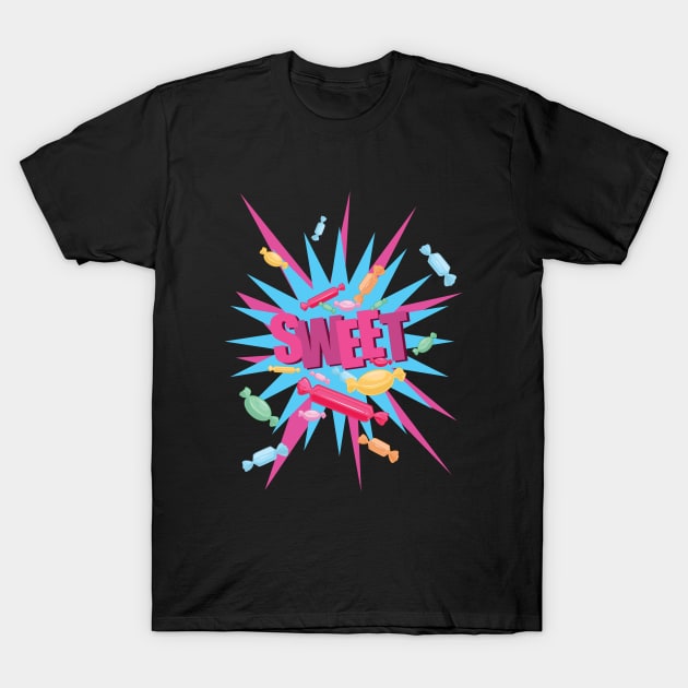 Sweet Candy T-Shirt by adamzworld